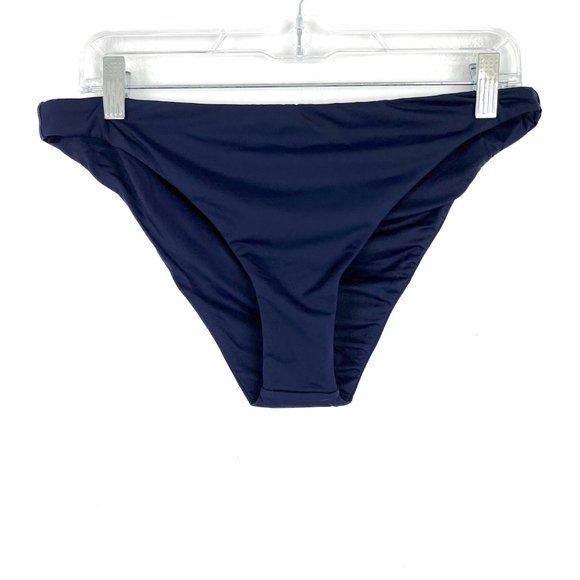 NWT Andie Swim The Cheeky Bottom Flat Bikini Navy Blue Size Small S NEW - Picture 2 of 12
